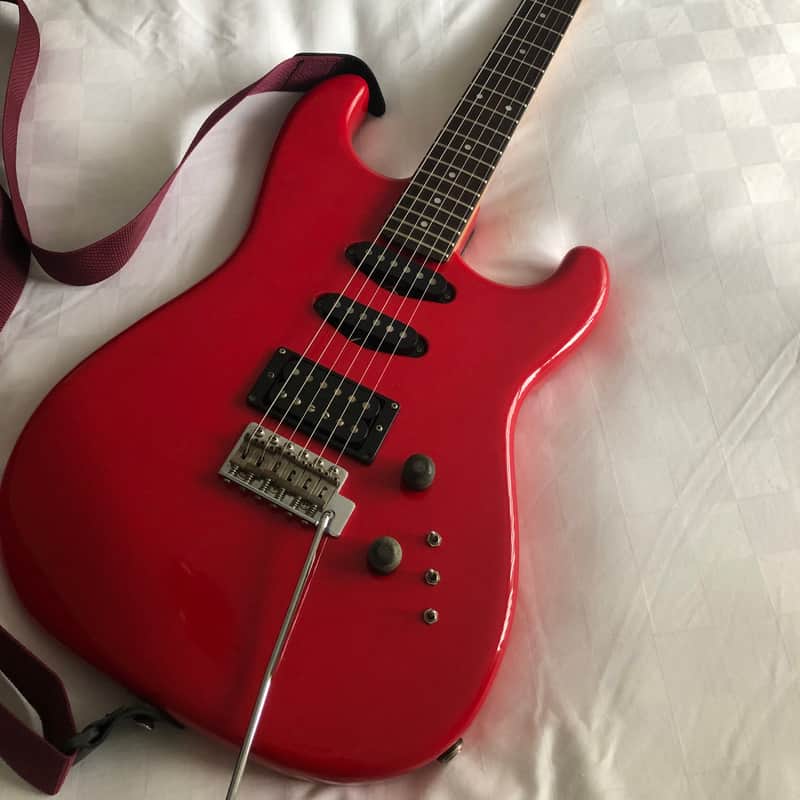 1986 Squier Contemporary Series Stratocaster ST336 Red