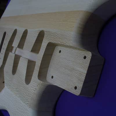 Exotic '62 S-Style Quarter Sawn American Sycamore Guitar Body for Strat® Neck Natural _ Made in USA_ image 8