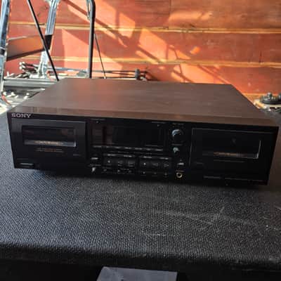 Sony TC-WR565 dual cassette recorder 1990's, 2000's. ?? - Black image 1