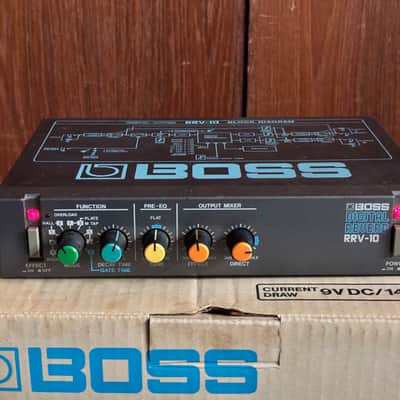 BOSS RRV-10 RRV 10 DIGITAL REVERB Vintage half - rack w/ box image 2