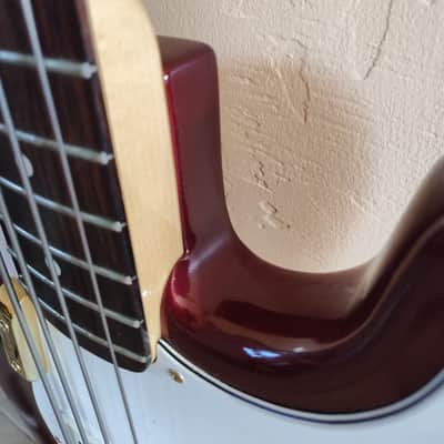 1982 Fender Precision Special Bass with Rosewood Fretboard - Candy Apple Red image 7