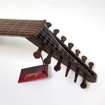 7-Course Travel Lute, Sheesham w/ Padded Gig Bag image 5