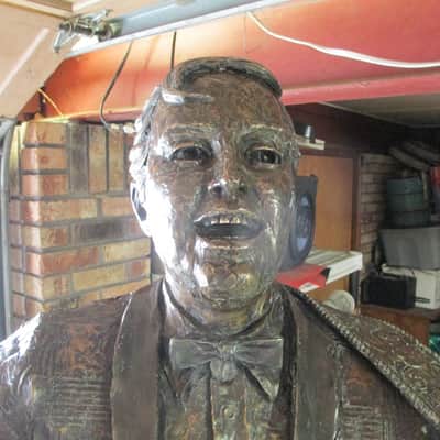 AEI Music Network Bill Haley bronze statue 1980 image 8