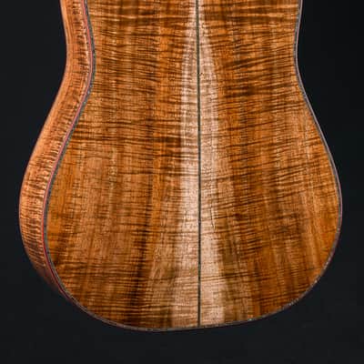 Huss and Dalton D-45 Premium Figured Koa with Paua Pearl Custom NEW image 15
