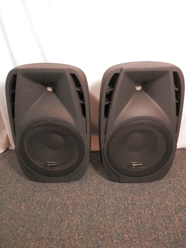 Gemini ES-10 10" Passive PA Speaker Pair used (brand new woofers) image 1