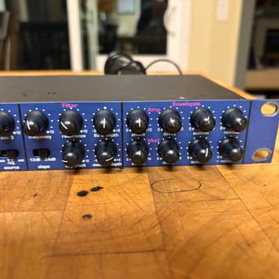 Novation A Station 8-Voice Rackmount Synthesizer 2001 - Blue- SERVICED image 15