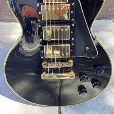 Epiphone Les Paul Custom Black Beauty (3-Pickup) 1996 - 2019 - Ebony image 2
