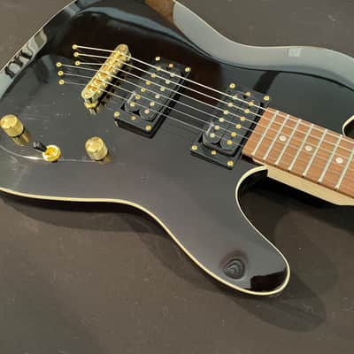 Harley Benton TE-40 TBK Dual HB's Translucent Black w/Gold Hardware image 6