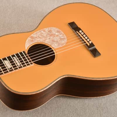 Hozen O 12 Fret Parlor Gold Top Adirondack Indian Rosewood Slotted Headstock #2210-1705 image 5