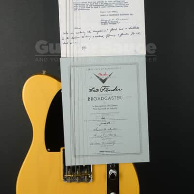 Fender Leo Fender Commemorative Broadcaster 22di50 1999 - (COD 2126UG) image 12