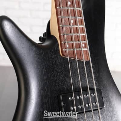 Ibanez Standard SR300EBL Left-handed Bass Guitar - Weathered Black (SR300EBLWKd2) image 5