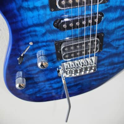 Brand New Ibanez Gio GRX70QAL Left Handed Electric Guitar - Transparent Blue Burst image 5