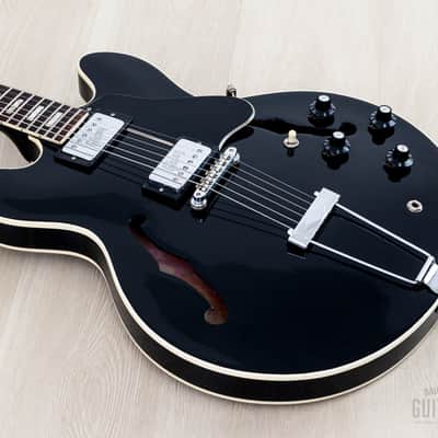 1972 Gibson ES-335 TD Vintage Semi-Hollow Guitar Ebony w/ Embossed T Tops & Case, Gord Miller image 10