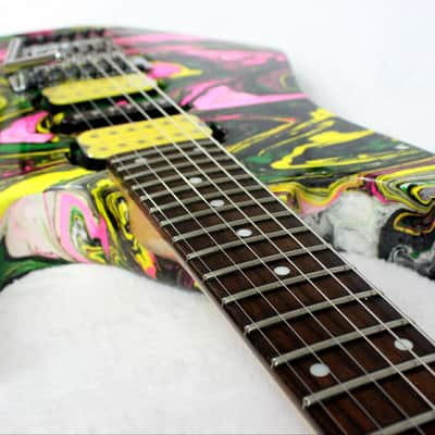 Custom Swirl Painted and Upgraded (MIK) Ibanez RG 270 Electric Guitar image 11