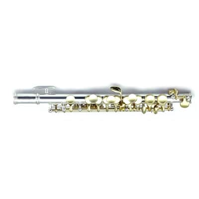Silver Plated Piccolo w Gold Keys image 5