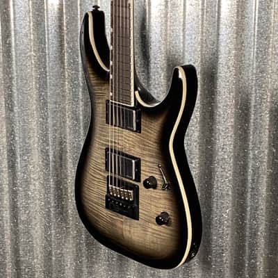 ESP LTD MH-1000 Evertune Flame Charcoal Burst Guitar MH1000ETFMCHB #2758 Used image 6