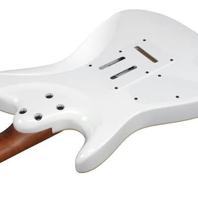 Ibanez LB1 WH Lari Basilio Signature Electric Guitar. White with Case image 7