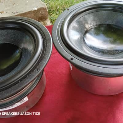 PEERLESS 6.5" WOOFER PAIR HONEYCOMB 2 LAYER CONES OVER 5# EACH! NHT WOOFERSP850692 2000s image 5