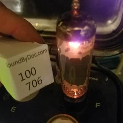 Amperex PERFECT Tight Matched Pair (2) EL84 6BQ5 tNOS AT1000 TESTED Vacuum Tubes Heerlen Holland beam power pentode 1960-1975 image 6