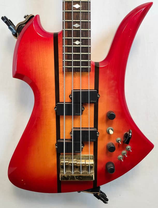 B.C. Rich Vintage 1982 Mockingbird Electric Bass, Neck Through, W/Original Hardshell Case image 1