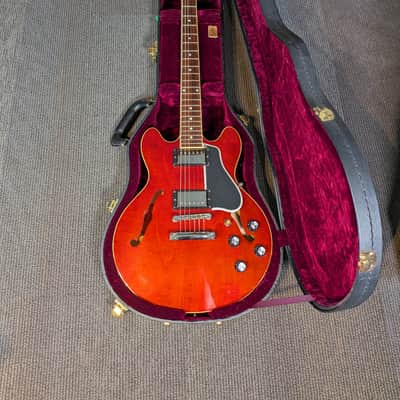 Gibson Custom ES-339 Semi-Hollow Electric Guitar w/Case - Antique Red (2012) image 9