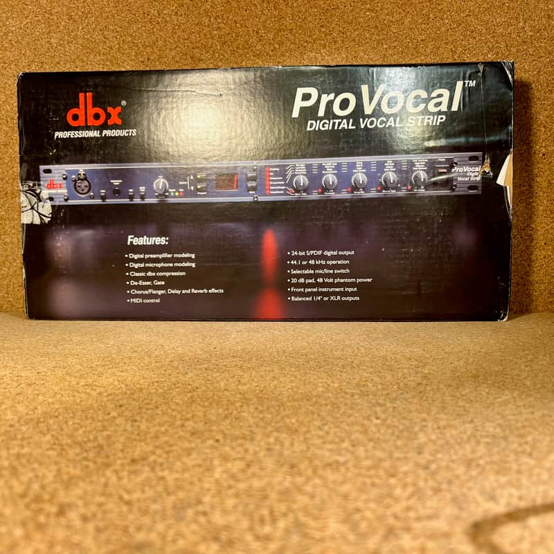 dbx ProVocal Digital Vocal Processor 2000s – Serviced – Warranty image 1