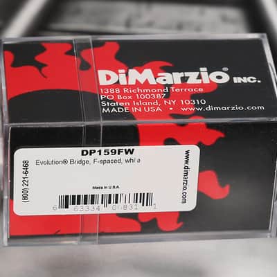 DiMarzio DP159FW Evolution F-Spaced Bridge Humbucker - White image 2
