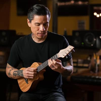 Ortega RUMG-CE Horizon Series Mango Top Okoume Neck Acoustic-Electric Concert Ukulele w/Gig Bag & Built-In Tuner image 16