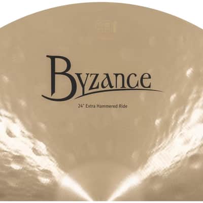 Meinl Byzance Traditional Extra Hammered Ride Cymbal 24" image 4