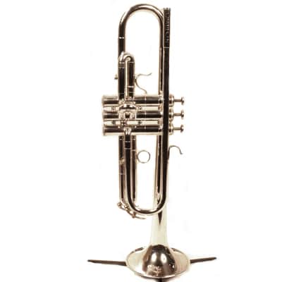 F.E. Olds Custom-CHR "High Range" Trumpet; Ryan Kisor, Silver Plate, Fullerton, 1973 image 3