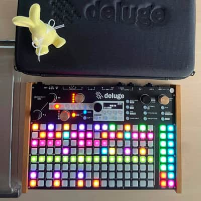 Synthstrom Audible Deluge 64-Voice Desktop Synthesizer with OLED Display 2022 - Present - Black image 3