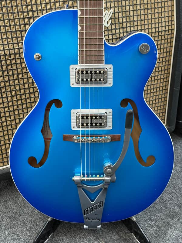 Gretsch G6120T-HR Brian Setzer Signature Hot Rod 2019 - Candy Blue Burst image 1