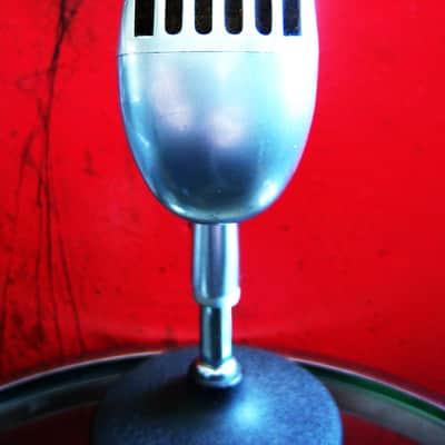 Vintage early 1960's Shure 55S Unidyne dynamic cardioid microphone Multi Z w cable Elvis 55 55SW 556S image 11