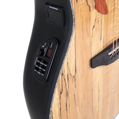 Ovation Celebrity Elite Plus E-Acoustic Guitar CE44P-SM Natural Spalted Maple (CE44P-SM-G) image 6