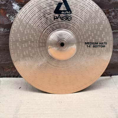 Paiste Alpha 14" Medium Hi-Hat Cymbals – Top & Bottom Pair – Made in Germany – Used image 8