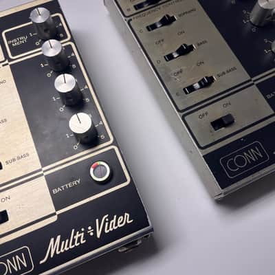 TWO! Conn Multi-Vider Vintage Multi Effects (Rare! Fuzz, Filter, Octave 1970's) image 2