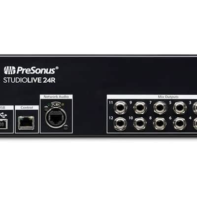 PreSonus StudioLive 24R 32-Channel Rackmount Digital Mixer 2017 - Present - Black image 2