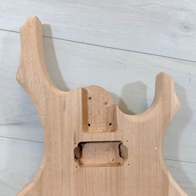 Uknown S-Style Guitar Body – Unfinished Solid Wood Project Body image 2