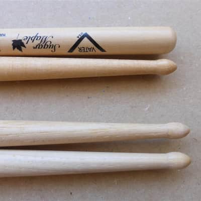 3 pair lot Jazz Drum Sticks Vater Sugar Maple BeBop 500 - Never Used image 2