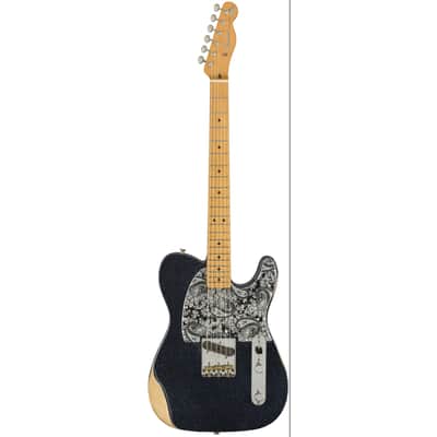 Fender Brad Paisley Signature Esquire Guitar - Black Sparkle image 3