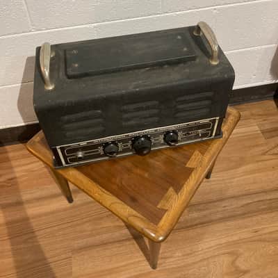 International Projection Corporation NP-30 1930’s Guitar Amplifier Head - Black Crinkle image 5