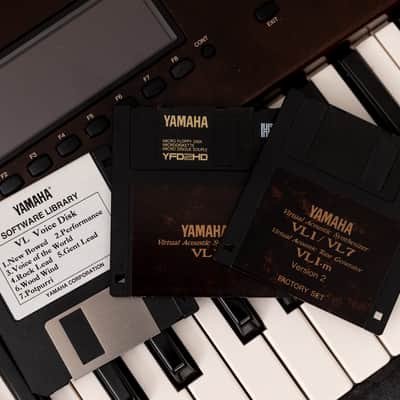 1990s Yamaha VL1 Version 2 Virtual Acoustic Synthesizer w/ Flight Case, Accessories image 16