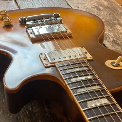 Gibson Les Paul Standard 2000 Aged Honey Burst Plaintop Non Chambered w/ Headstock Repair image 5