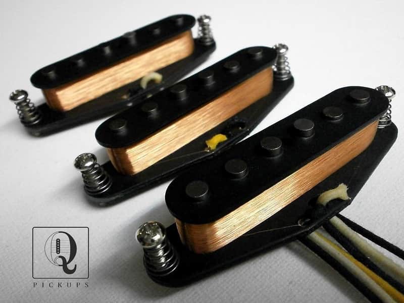 HOT Stratocaster A2 Guitar Pickups SET Custom Hand Wound Fits Fender Strat by Q pickups image 1