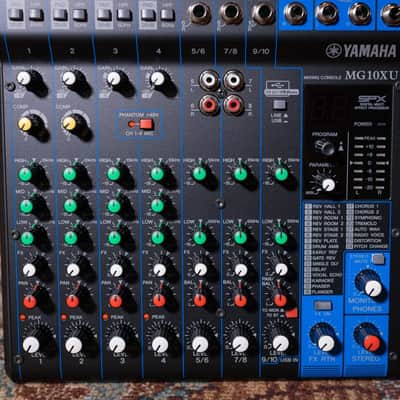 Yamaha MG10XU 10-Channel Analog Mixer with Effects & USB Interface image 3