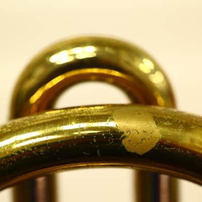 C.G. Conn Ltd. 72H Bass Trombone 1960-1961 - Lacquered Brass image 5