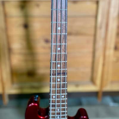 Kala Solid Body 4-String Fretted U-BASS - Candy Apple Red image 5