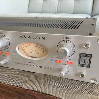Avalon AD2022 Dual Channel Microphone Preamp 2000s - Silver image 3
