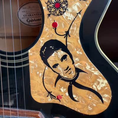 Epiphone EJ200CE Elvis Presley Signature Super Jumbo 1995 - 2000 - Black image 3