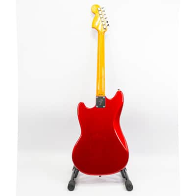 Fender Mustang MG69 MIJ 2012 Candy Apple Red Matching Headstock w/ Gig Bag image 4